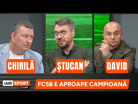 iAMsport LIVE - 6 Mai | FCSB aproape campioană. Ionuț Chirilă și Alexandru David, în studio