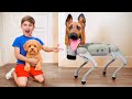 REAL Dog Vs ROBO Dog Challenge