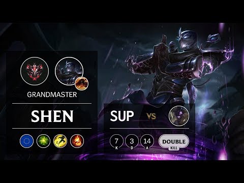 Shen Support vs Alistar - EUW Grandmaster Patch 9.12