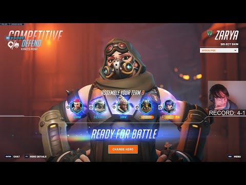 WHAT THE BEST ZARYA IN OW 2 LOOKS LIKE - Harbleu ! 29K DMG! Zarya Season 17 Gameplay