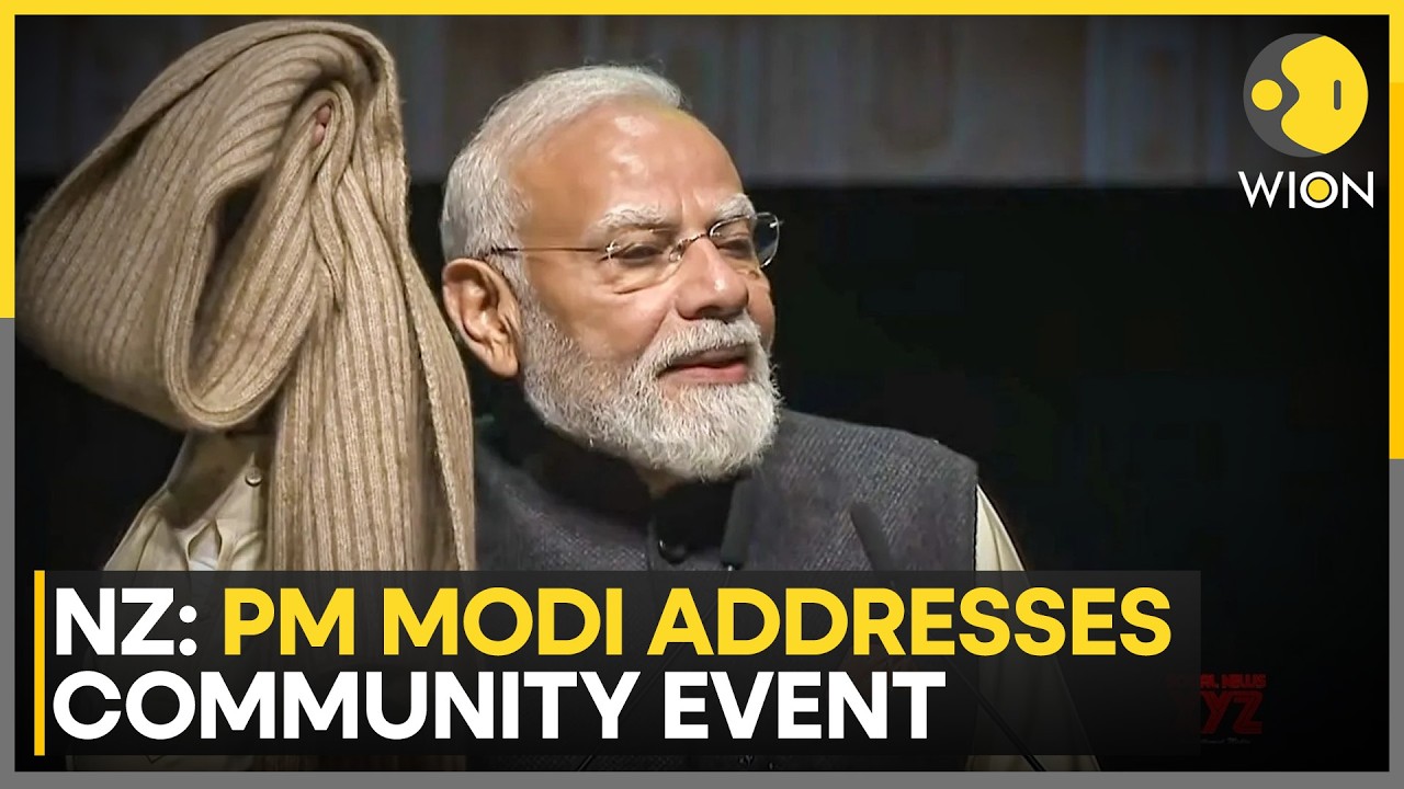 PM Modi Participates in Indian Community Event in Auckland | WION News