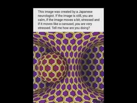 An illusion image that can tests you are stressed or not... #everyminute #health