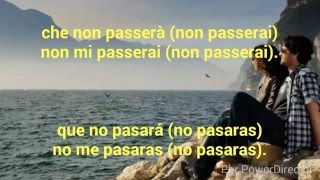 Non passerai _ Marco Mengoni - con letra ((español, italiano))