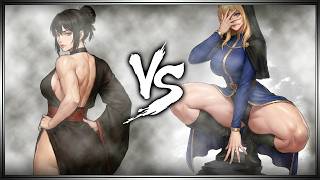원작엔 이런거 없다! 여캐릭터 끝장전! 패배탈의! - Schlussel VS Lee-Yeorin