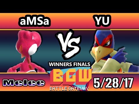 BGW16 SSBM - VGBC | aMSa (Yoshi) Vs. LG | Yu (Falco) Smash Melee Winners Finals