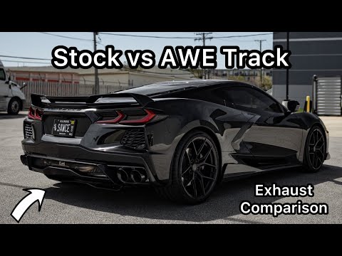 C8 Corvette - Stock vs AWE Track Exhaust (Coldstart/Revs/Flyby)