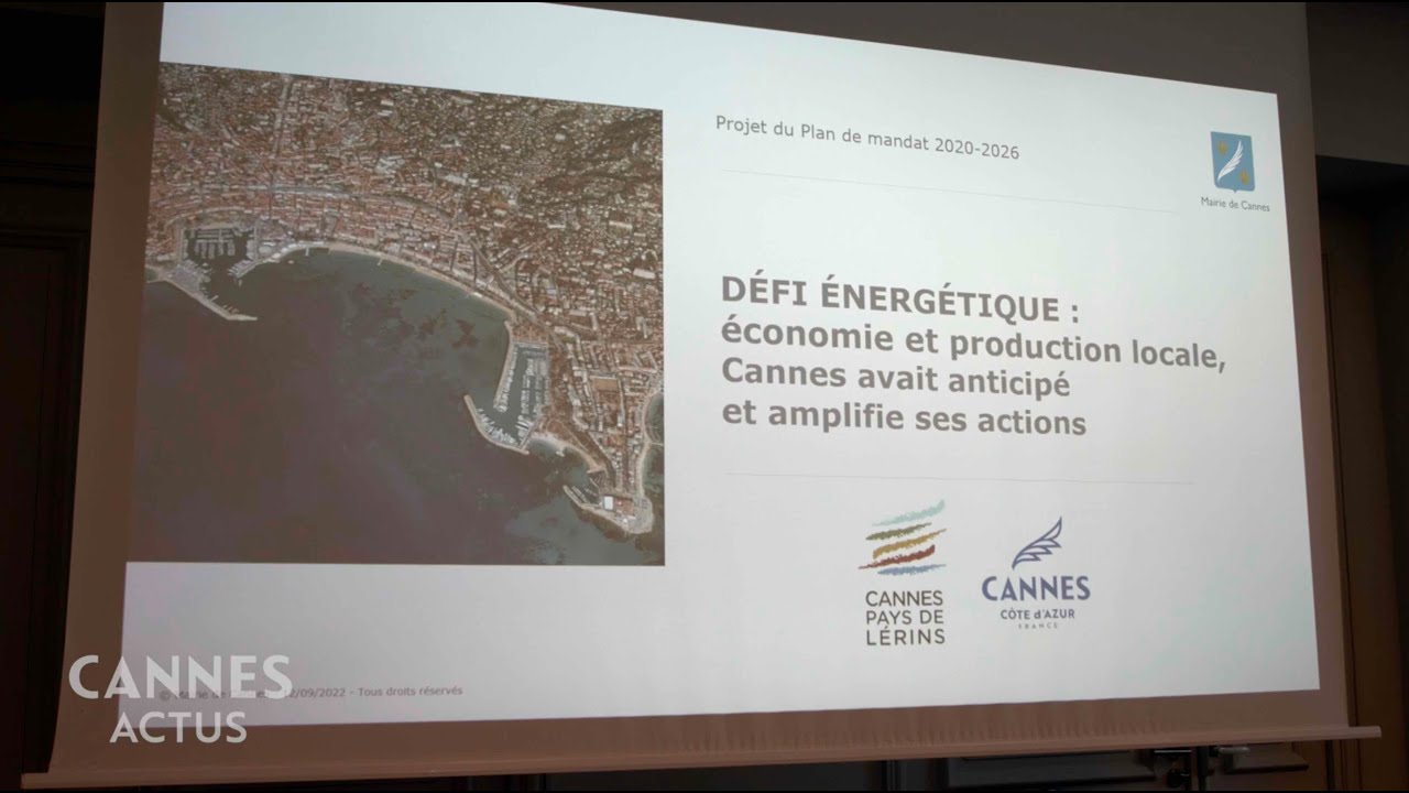 Grand plan d'économie et de production locale d'énergie à Cannes