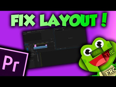 How To FIX Your LAYOUT! Premire Pro 2021 Tutorial! - Fred's Quick Tips #5