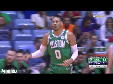 Jayson Tatum Preseason Highlights vs Charlotte Hornets (8 pts, 5 reb, 2 stl)