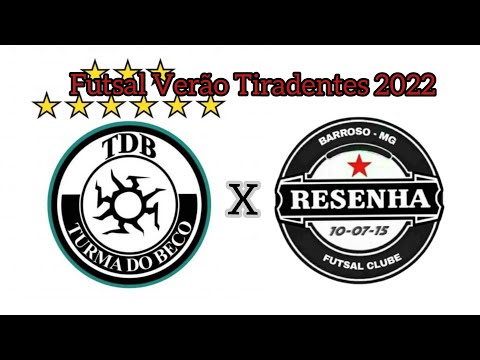 TDB 4X1 RESENHA - COPA VERÃO FUTSAL TIRADENTES 28/01/2022 COM 2 GOLS DE TÚLIO, PEPEU, BRUNO E JONAS