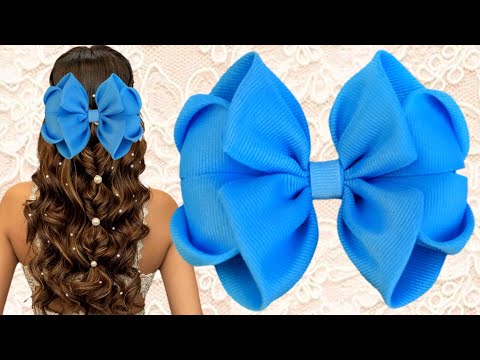 VERY EASY! Bows for beginners - amazing super easy bow - hand embroidery - craft ideas #1