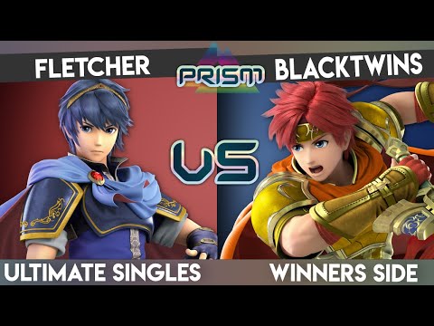 PRISM 185 - Fletcher (Marth/Mario) vs. Blacktwins (Roy) - Winners Side - Smash Ultimate Singles
