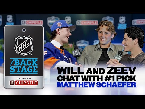 NHL Backstage with Will Smith and Zeev Buium Presented by Chipotle | 2025 NHL Draft LA
