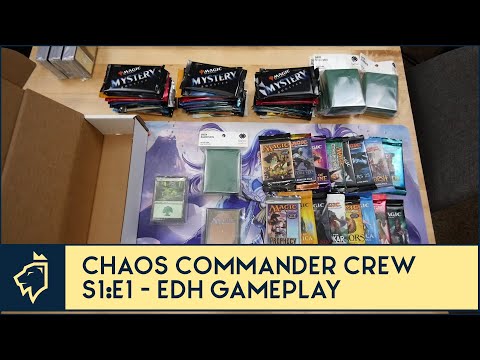 Chaos Commander Crew | S1:E1 | Sealed Commander Gameplay by KingdomsTV - Magic the Gathering MTG EDH