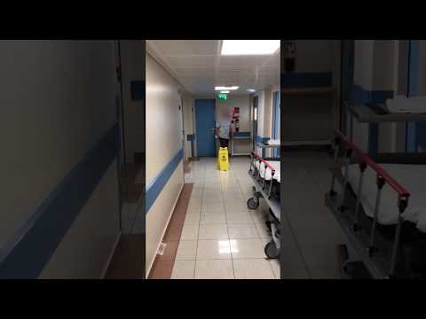 Ρομποτική Ολική αρθροπλαστική γόνατος 1 μέρα μετά το χειρουργείο.