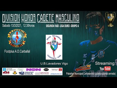 CADETE MASCULINO - SEGUNDA FASE - LIGA OURO - GRUPO A JORNADA 2