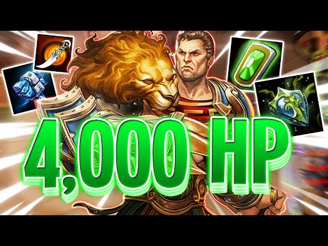 Hercules With 4,000 HP is UNKILLABLE in SMITE!