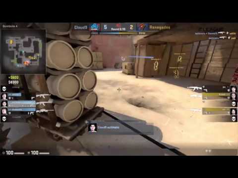 CS:GO - autimatic Clever Ninja Defuse vs Renegades @ ELEAGUE Major Qualifier