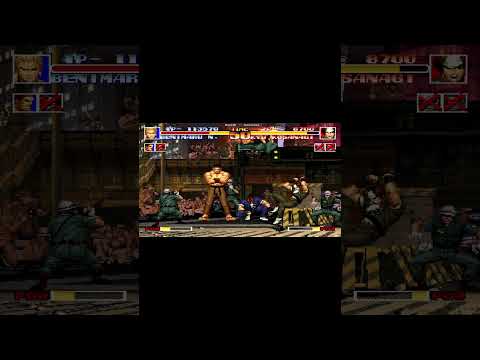 KOF'94 Benimaru Destroys Kyo.  #retro #arcadefighting #retrogames #snk #gaming #kof94 #retrogaming