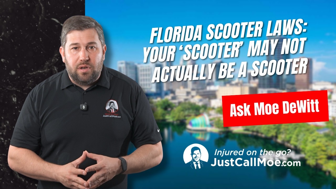 Is my “electric scooter” actually a scooter under Florida law?