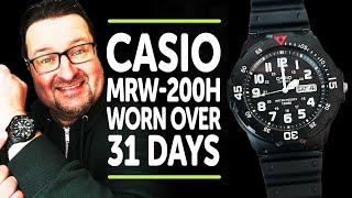CASIO MRW-200H (5125) DAILY DRIVEN 31-Tage-Testbericht vom Dezember, gut?