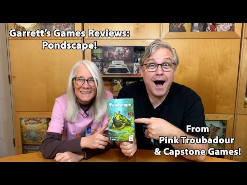 Garrett's Games Reviews: Pondscape from Capstone Games and Pink Troubadour