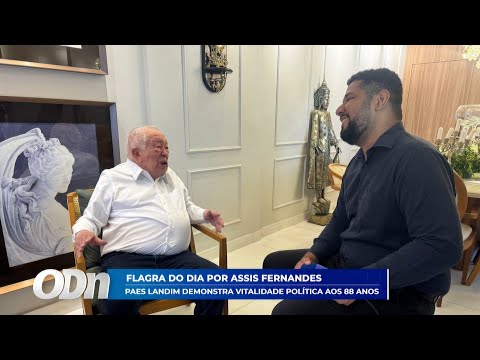 Flagra do DIA: Paes Landim demonstra vitalidade política aos 88 anos de idade 30 10 2025