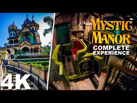Video: Mystic Manor [On-Ride with Queue 4K POV] - Hong Kong Disneyland