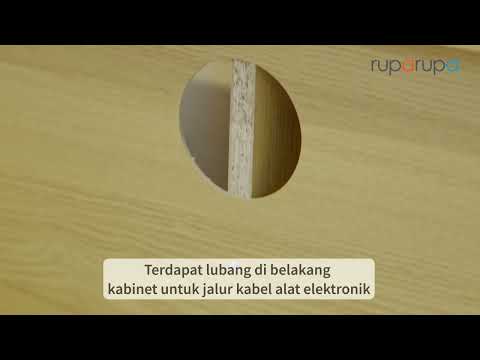 Gambar Informa Grecia Kabinet Dengan 4 Laci - Putih Oak