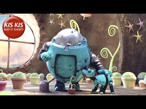 Animated short film about a robot saving the planet | "The Robot and the Whale" by Jonas Forsman