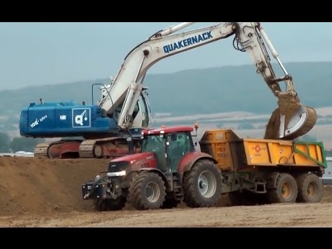 BAUSTELLEN Arbeiten | Bagger u. Traktoren | Fendt | John Deere Traktoren | Liebherr | Caterpillar