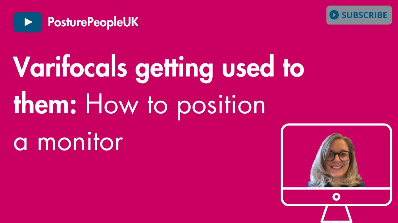 Watch video The problem with varifocal glasses: How to position a monitor Now The problem with varifocal glasses: How to position a monitor