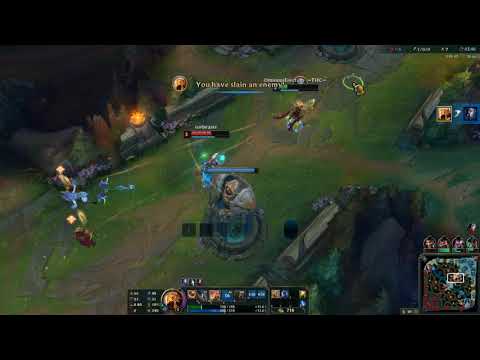 Azir vs Kindred + Ekko 2v1