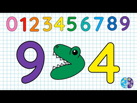 Mayor que, menor que e igual para niños - Minders