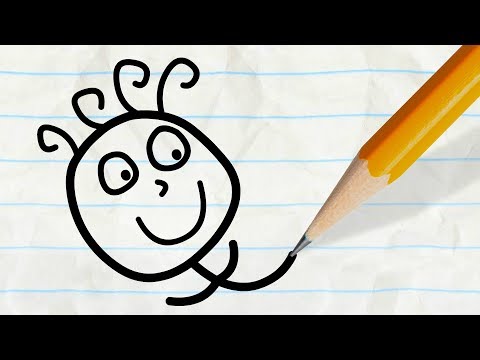 Pencilmate is Drawn for the First Time! -in- PENCILMATION BIG ILLUSION COMPILATION