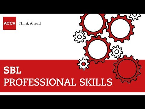 Strategic Business Leader support series: what are professional skills?