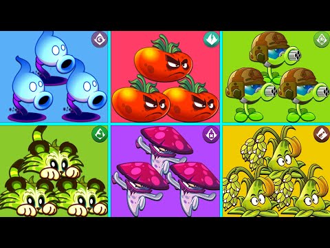 PvZ2 - 6 Super Plants Battle - Who Will Win ? Plant vs Plant