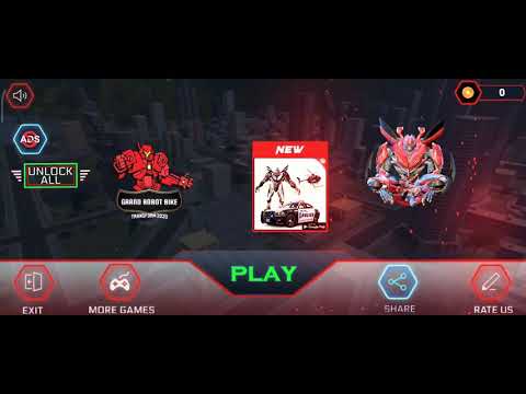 #RobotGame: Grand Robot Bike Transform City Attack FHD1080p,60fps
