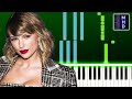 Taylor Swift - the 1 (Piano Tutorial Easy) @pianobymhd @easypianobyMHD