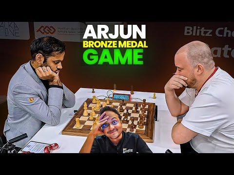 Arjun Erigaisi's critical final round game | Arjun vs Shimanov | World Rapid 2025