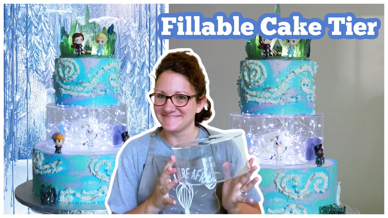 Fillable Acrylic Cake Tier or Stand