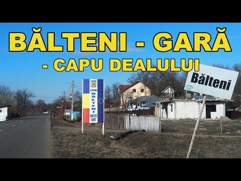 Balteni - Gara - Capu' Dealului pe DJ 247 Vaslui video ian. 2021