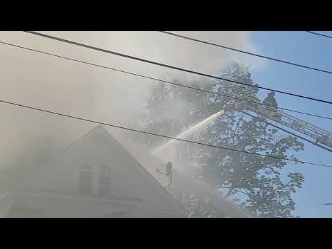 Foster St house fire in Lowell