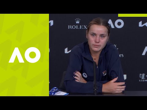 Watch: Tearful Sofia Kenin admits she couldn’t handle pressure as her Aus Open title defence ends