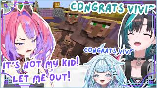 Su and Chihaya Treat Vivi Like a VILLAGER… She Ends Up HAVING a KID!? 😂😭 | Hololive Clip