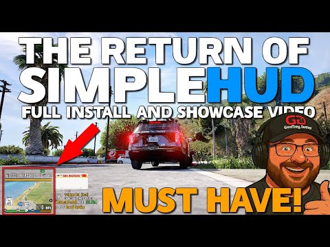 Installing UPDATED SimpleHUD! | Must Have Mod! | #gtav #lspdfr