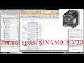 TIA Portal Speed Control Of A SINAMICS V20 Via USS Protocol