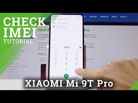 How to Locate IMEI & Serial Number in XIAOMI Mi 9T Pro - IMEI Check