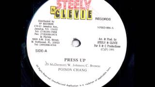 Poison Chang - Press Up + Dub - 12" Steely & Clevie 1991 - SLACKNESS RAGGA 90'S DANCEHALL