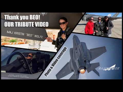 Thank you BEO! RampCheck's tribute compilation video to F-35 Demo Team Pilot Maj. BEO Wolfe